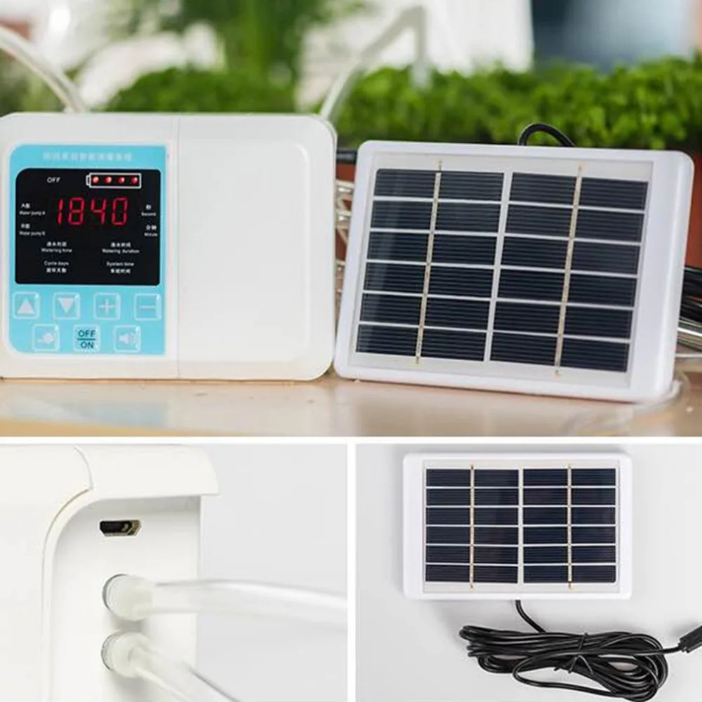 Солнечное устройство с умным переключением автоматическое устройство орошения ленивое садовое устройство для полива капельной воды