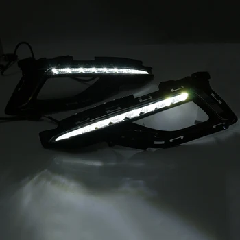 

Front Bumper Led Drl for Hyundai Sonata 2015 2016 Car Daytime Running Light Driving Light Fog Light Lamp Accessories Headlight