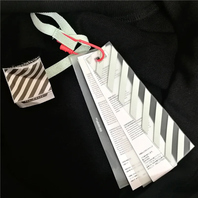OFF-WHITE 99 граффити рендеринг стрела 19SS Ограниченная серия круглый вырез, для мужчин Пара Толстовка