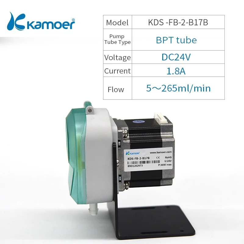 Kamoer KDS 220 В синхронный двигатель перистальтический насос(водяной насос, низкий поток, максимальный поток 260 мл/мин - Напряжение: KDS -FB-2-B17B
