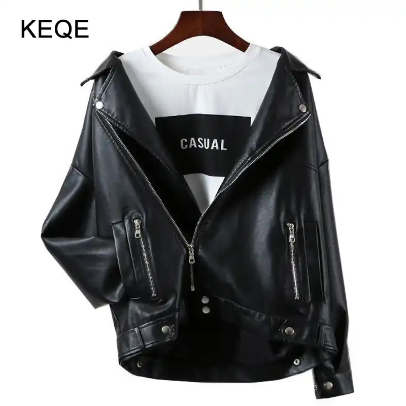 aliexpress jaqueta de couro feminina