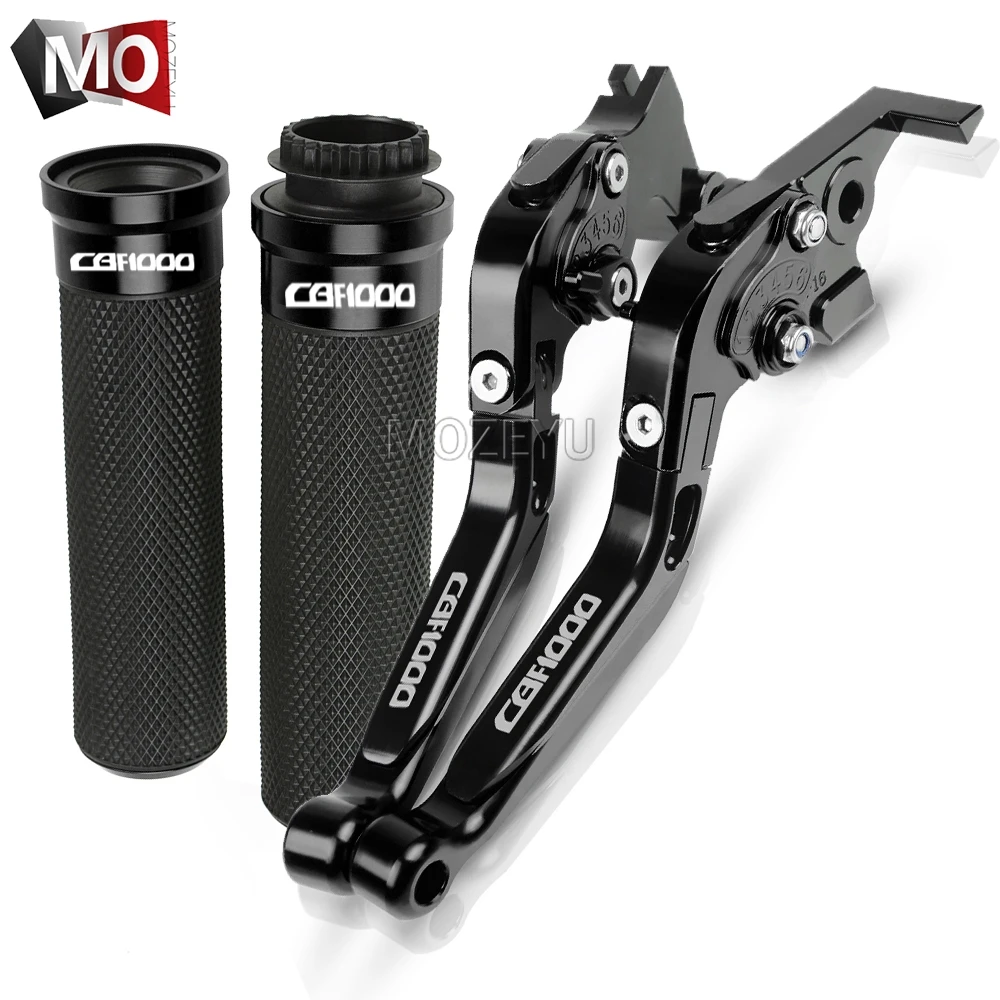 Для Honda CBF1000/CBF 1000 CBF1000 в 2006-2009 2010-2013 2011 2012 Мотоцикл с ЧПУ сцепные рычаги Руль ручками - Цвет: BK CBF1000(A) 10-13