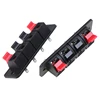 2Pcs Plastic 4 Positions Connector Terminal Push In Jack Spring Load Audio Speaker Terminals Breadboard Clip ► Photo 2/6