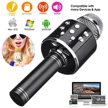 Profesyonel kondenser Karaoke Mikrofon Bluetooth kablosuz Mikrofon standı radyo Mikrofon stüdyosu kayıt stüdyosu