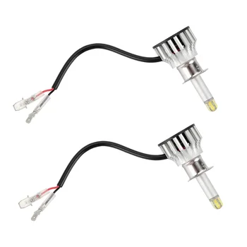 

Bulbs LED Headlights White Accessories Replacement Set Auto 120W DC 9-32V
