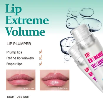

Lip Plumper Gloss Instant Volumising Lip Pump Enhancer Plumping Gloss Women Makeup Cosmetic Day Use
