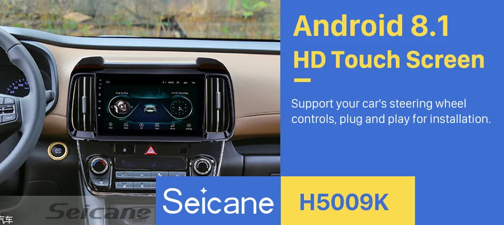 Flash Deal Seicane Car Autoradio Android 8.1 HD 9" Stereo for Hyundai IX35 2018 HD Radio GPS Navi Bluetooth 3G Wifi SWC Mirror Digital TV 0