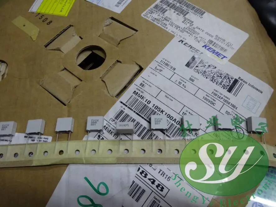 50 шт. EVOX MMK10 1,0 мкФ/100 V 1 мкФ 1 u0f 10 мм 105 пленочный конденсатор