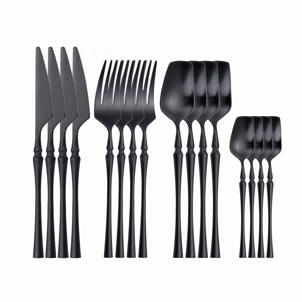 matte black 16pcs