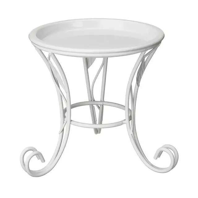 Mini Fém Edény Állvány Növények Virágállvány Tartó Zamatos Erkély A Nappali Beltéri Kerthez Kültéri T2T9