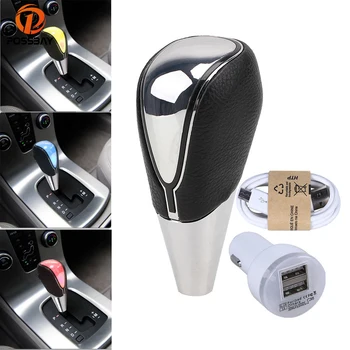 

POSSBAY Touch Activated LED Car Gear Shift Knob Gear Stick Shift Lever Knod for Golf 4 Audi A4 B5 BMW E36 MT Gear Head