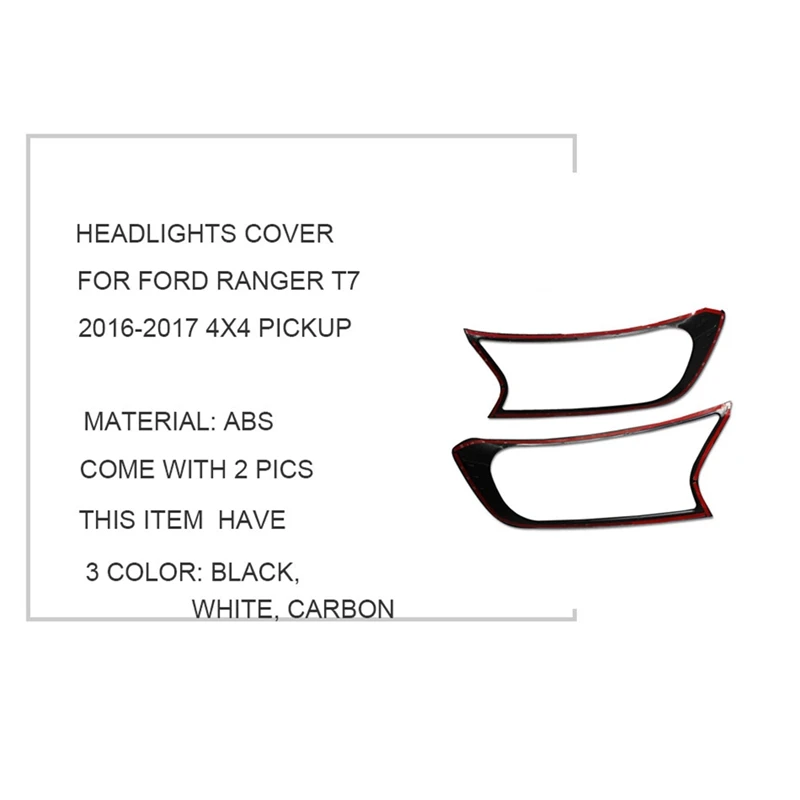 Для Ford Ranger T7 Wildtrak Everest Endeavour 16-19 автомобильный головной светильник s светодиод дневного света Украшение коробки
