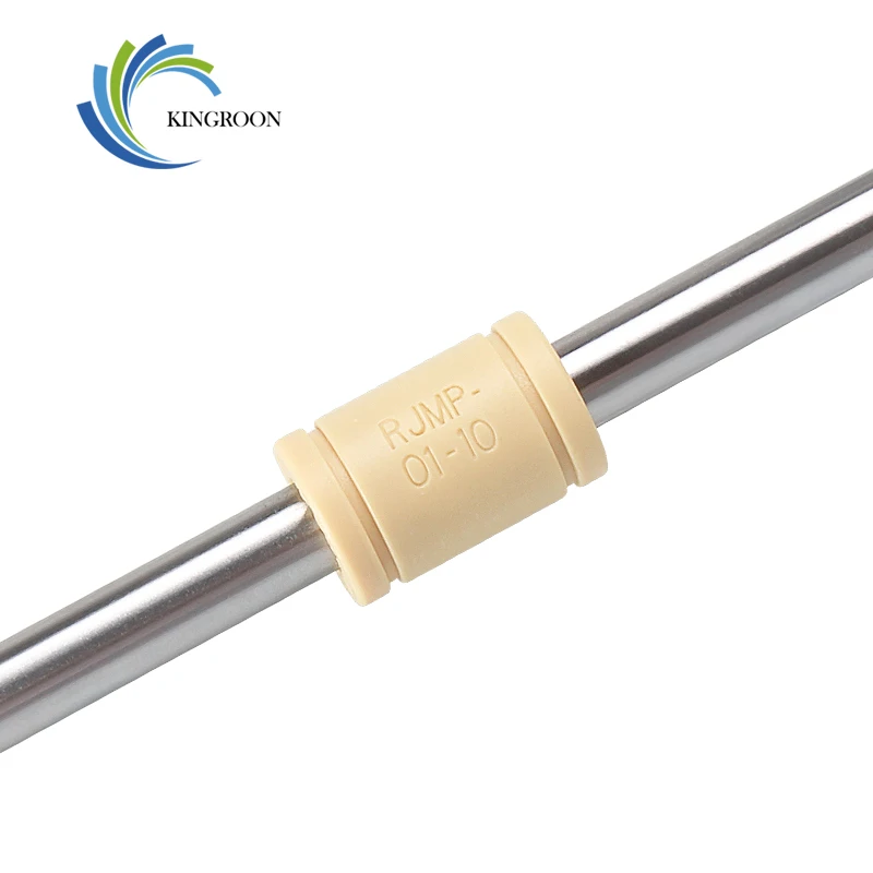 KingRoon 4pcs RJMP-01 RJ4JP 플라스틱 선형 베어링 부싱 폴리머 베어링 샤프트 Mendel 3D 프린터 부품 Prusa Mendel DIY