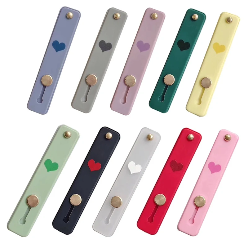  Universal Hand Band Halter Push-Pull Halterung Silikon Grip Stretch Stand Für iPhone U Typ Finger R