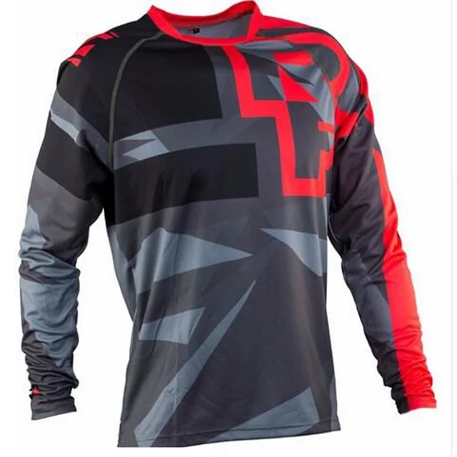 thumbnail image 1 of Maillot de descenso para bicicleta de montaña, motocross, manga larga, para hombre, BMX, CARRERAS, 1 of 5