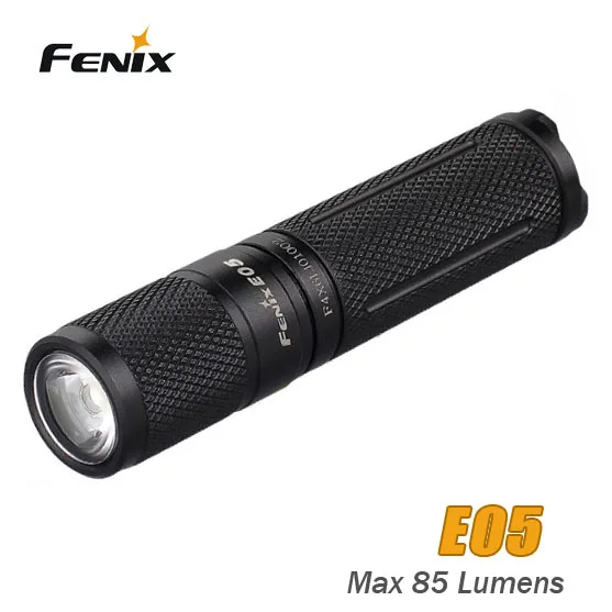 FENIX E05 Edition Cree XP-E2 светодиодный Flshlight 3 режима 85 люмен 1* AAA батарея