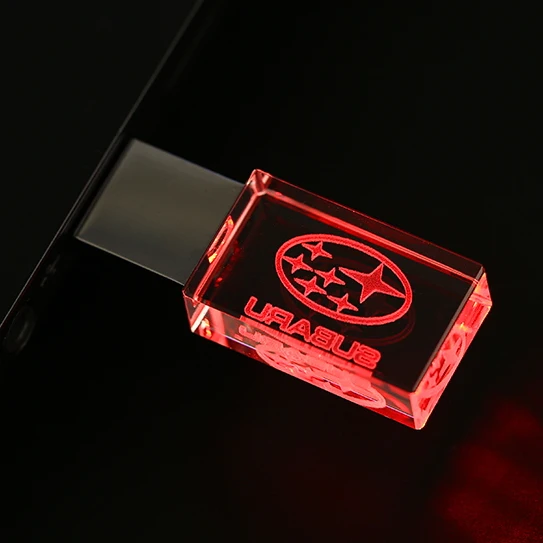 red JASTER sabaru kristal+ metalen USB флеш-накопитель 4 ГБ 8 ГБ 16 ГБ 32 ГБ 64 ГБ 128 Гб внешний Opslag карта памяти u диск - Цвет: red