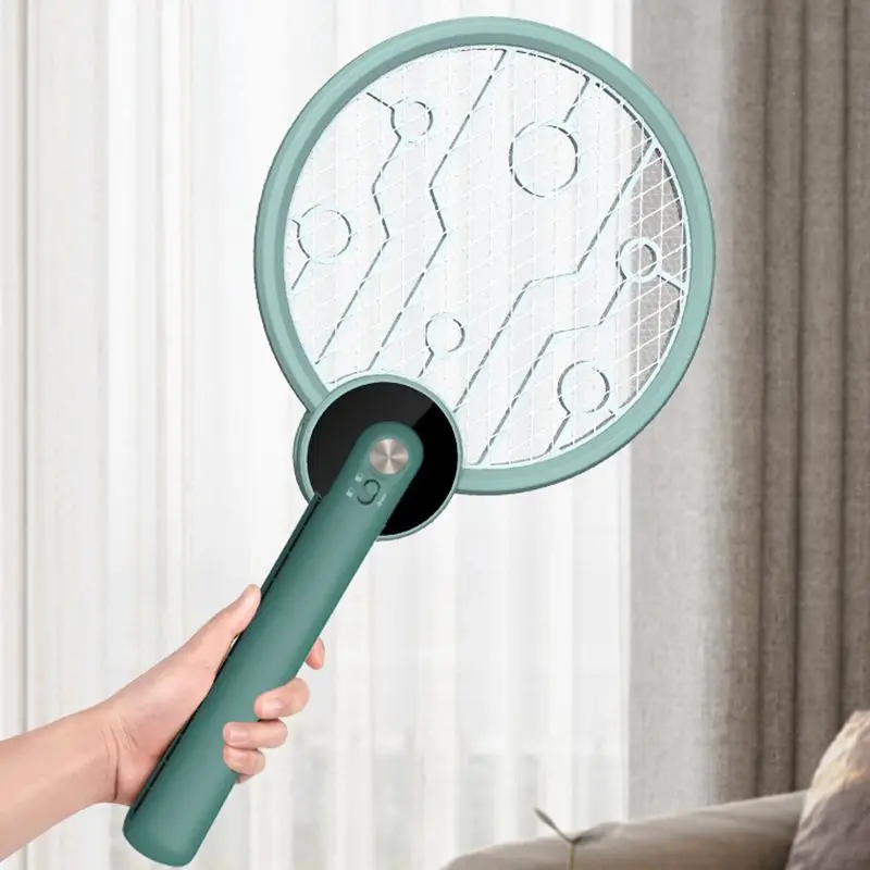 Electric Fly Swatter Mosquito Lamp Usb Charging Safety Mesh Anti