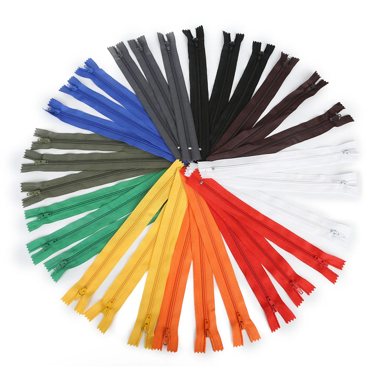 10 шт. нейлоновые молнии для шитья одежды 20 см|coil zipper|nylon coil zipperssewing accessories for bags |