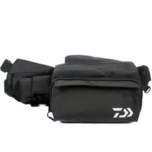 Многофункциональная сумка для ловли нахлыстом, 28*16*10 см, черная переносная сумка для рыбалки, сумка для рыбалки