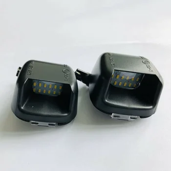 

2pcs License Plate Light White Car LED Auto 18-3528-SMD 12V Replacement