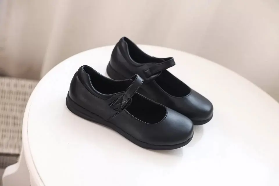 Shoes Prop! Kasugano Sora/Rem Cosplay Universal Black Uniform Shoes For Female Japanese Students Or Role Play Accessories