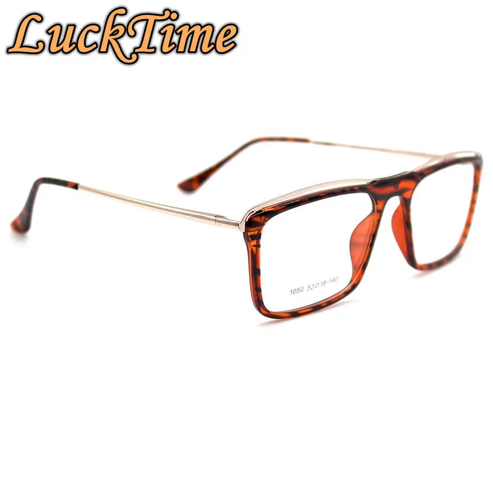 

LuckTime Fashion Alloy Glasses Frame Fashion Woman Myopia Glasses Lucky Time Optical frame Square Men Spectacle frames #LK1O5O