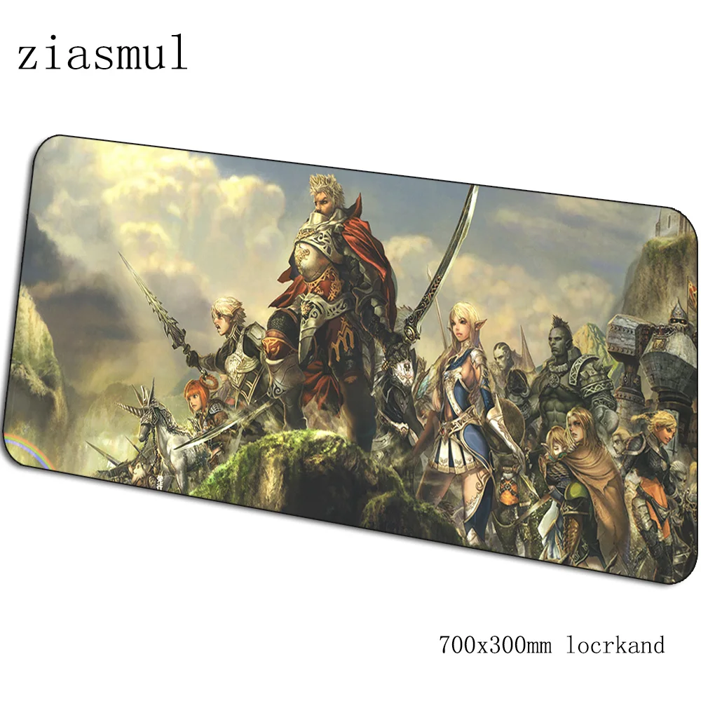 Lineage 2 коврик для мыши из натурального каучука, компьютерный коврик 700x300x3 мм, игровой коврик для мыши, персональный Коврик для мыши, клавиатура, игры, ПК, геймерский стол - Цвет: pattern 4