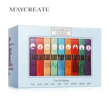 Хоббилана женские 9 шт. различные духи 3 мл ароматическая вода для дня рождения/фестиваль подарок