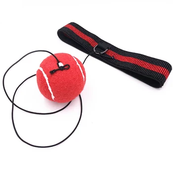 

Gym Exercise Anti Sweet Sanda Boxing Ball Raising Reaction Reflex Punch Speed Training Home Sports Equipment Elastic Headband