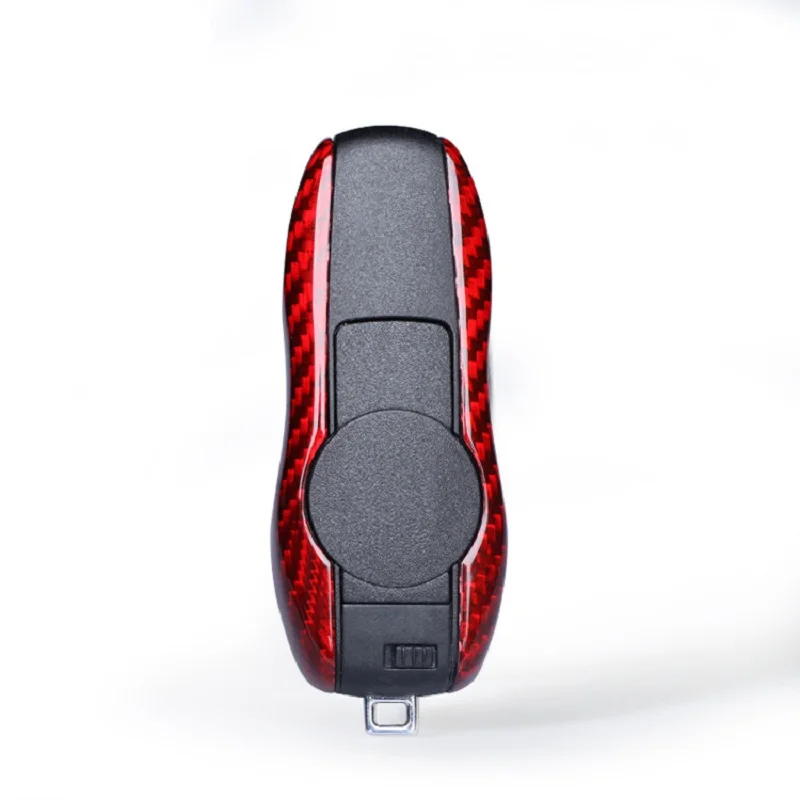 Carbon Fiber Car Key Cover Case Shell For Porsche Boxster Panamera CayenneMacan 911 918 Car Styling Accessories