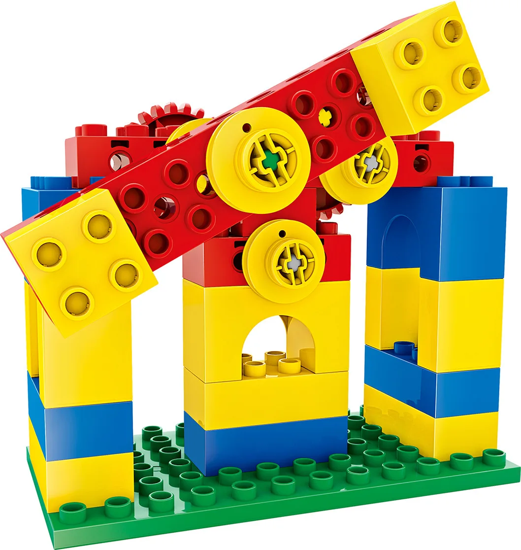 

Qun long 1501 Science And Technology Series Large Particles Gear Creative Tiling Box Barrel Children Educational Building Blocks