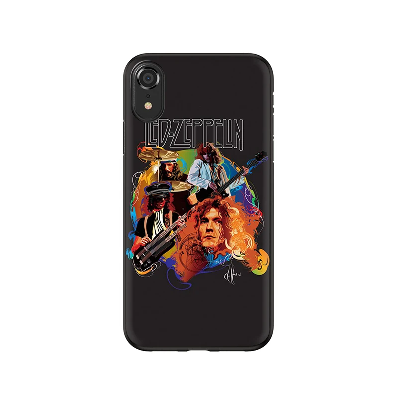 B11 Rock Band Led Zeppelin Мягкий ТПУ силиконовый чехол для телефона iPhone 5 5S 6 6s 7 8 plus X XR XS 11 Pro Max - Цвет: B11