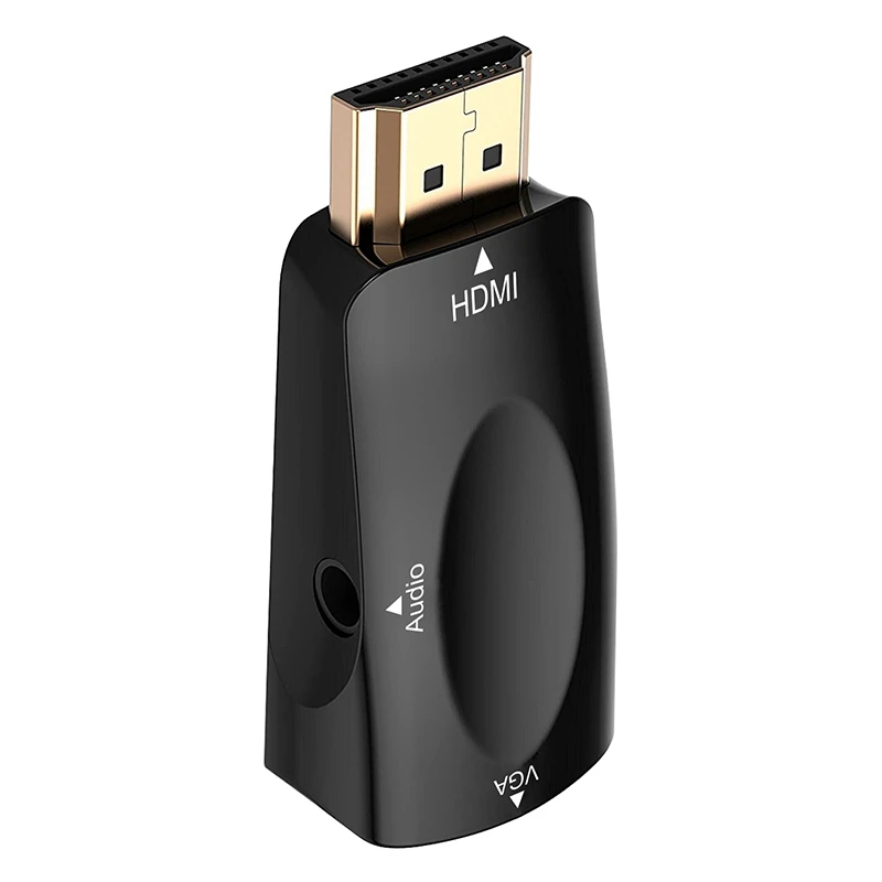 HDMI To VGA Adapter Male Famale Digital Analog Audio Converter Cable 1080P for PC TV Xbox PS3 Projector |