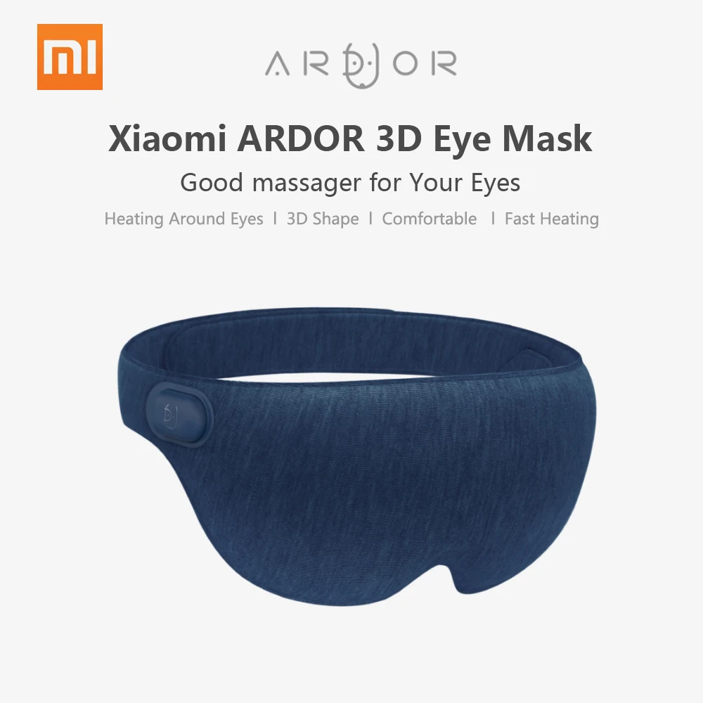 Xiaomi ARDOR 3D Eye Mask Sleep Eyeshade Eye Cover Eyepatch Hot Compress Travel Rest Shield Sleeping Aid Alleviate Fatigue