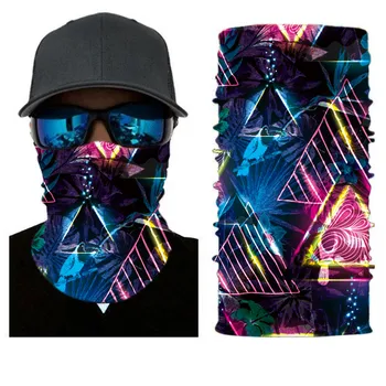 

High-Jump Hunting Bandana Headscarf 100% Polyester Dust-proof Neck Face Mask Bicycle Cycling Fishing Hiking Scarf Accessories