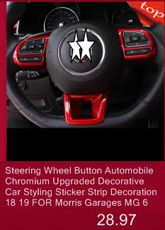 Авто Окно Шестерни автомобильные Декоративные хром модифицированный автомобильный Стайлинг Стикеры полосы украшения 18 мм 19 мм для Morris Гаражи MG 6