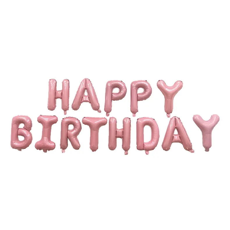Birthday Happy Balloon Creative Aluminum Film Aluminum Foil Birthday Party Balloon Combo HAPPY Birthday Balloon