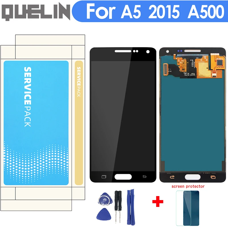 For Samsung Galaxy A5 2015 A500 A500F A500M Mobile phone LCD Display Touch Screen Digitizer Assembly with Brightness Control | Мобильные