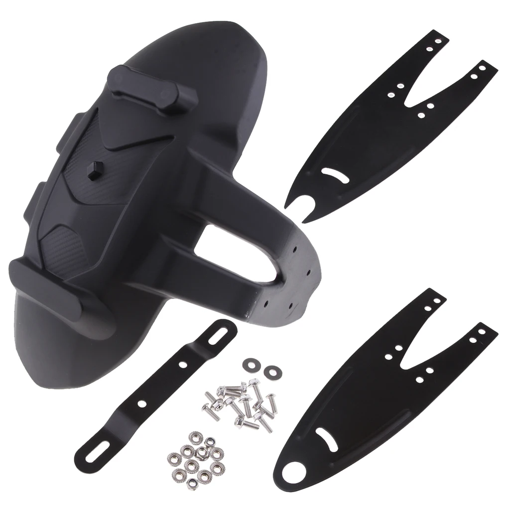 Motorcycle Rear  Mud Guard W/ License Plate Mount Bracket #005