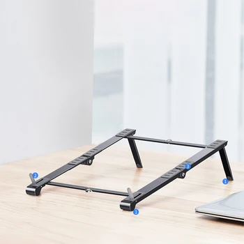 

Aluminum Alloy Foldable Laptop Stand Base Non-slip Desktop Portable Notebook Holder Cooling Bracket For Laptops Accessories