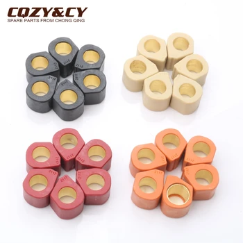

6PC Polygon Roller Set Sliders 21x17mm 9g 11.5g 13g 14g for Derbi Boulevard 200 Rambla 300ie