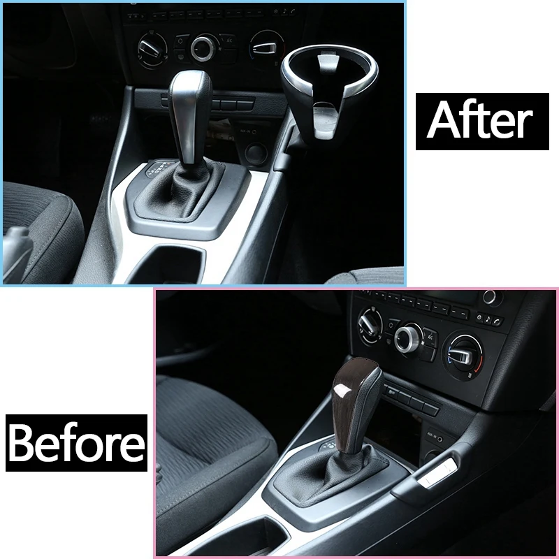 ABS Gear Shift Knob Head Cover Trim for BWM 1 Series 3 Series X1 E90 E92 E93 E87 2005-12