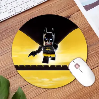 

Batman Keyboard Desk Round Mice Mat Durable Desktop Mousepad Rubber Gaming Small Computer Mouse Pad
