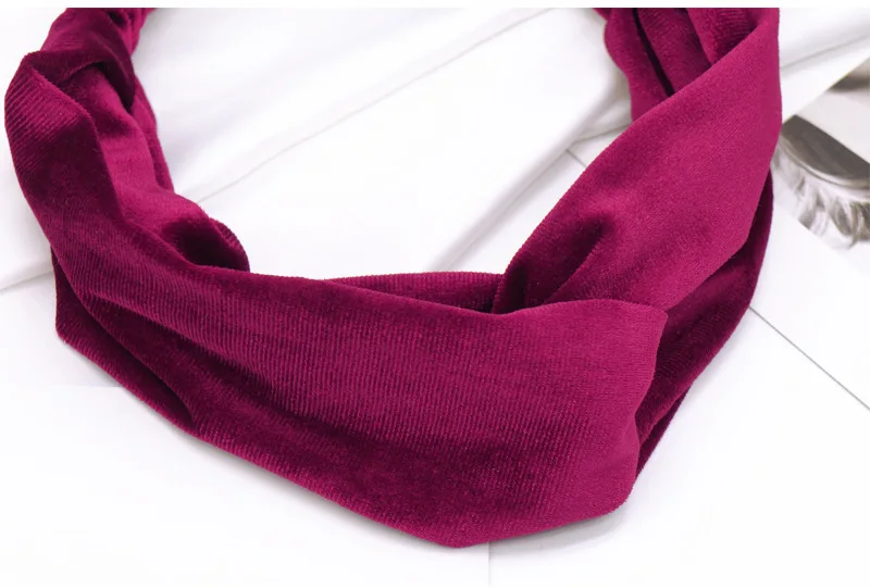cruz cabeça faixas elasticidade puro colore headbands