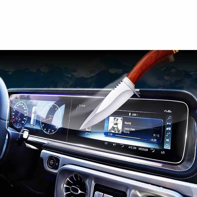Lsrtw2017 для mercedes benz g63 amg g500 g350d g400d против царапин автомобиля gps навигация Сенсорный экран защитная пленка