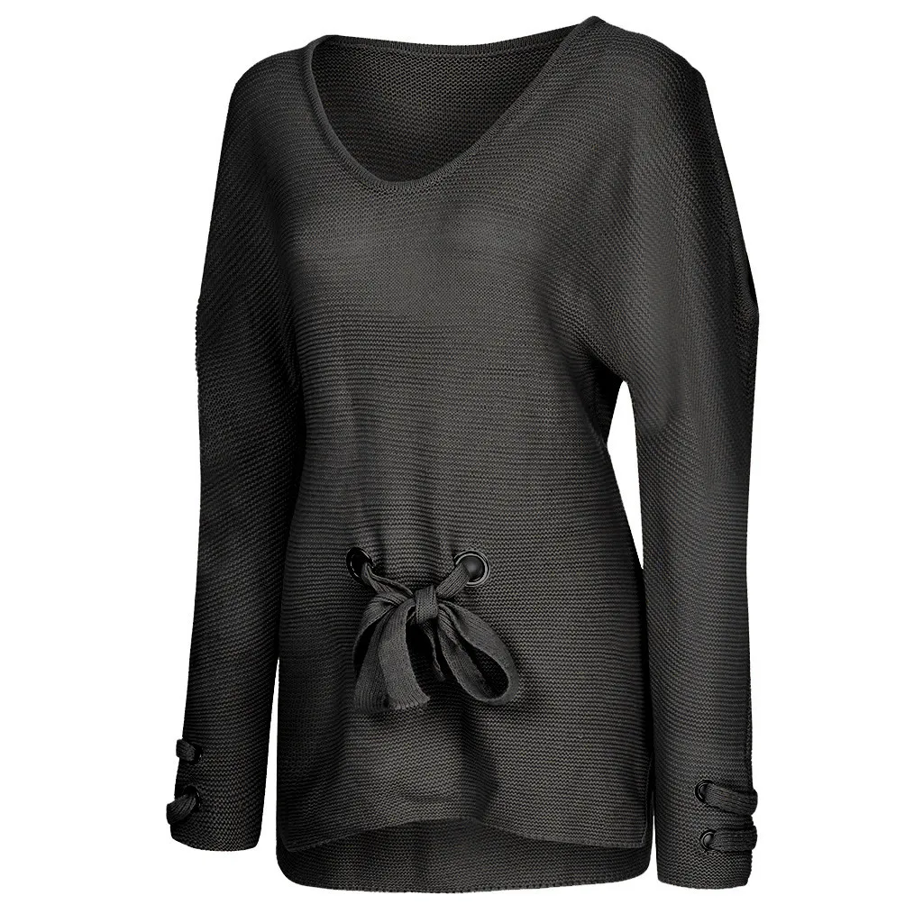 JAYCOSIN Autumn Winter Knit Sweater Women Soft O-neck Sweater Solid Color Sweater Winter Lady Warm Long Sleeve Sweater Knitwear