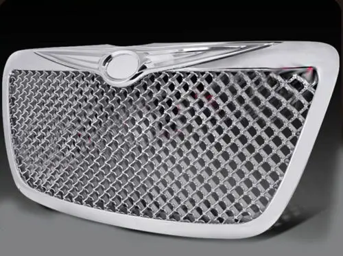 1 шт. передняя капот Серебристая решетка гриля для Chrysler 300c 12-13kr