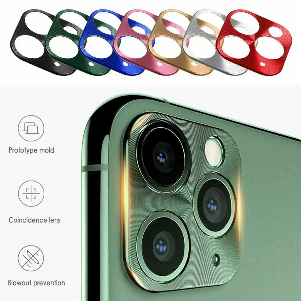 Для iPhone 11Pro Max полное покрытие металлическая защитная пленка для объектива камеры тонкая пленка новейшая защитная пленка для экрана телефона тонкая