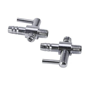 

5mm Tube Diameter Single Way Air Flow Control Valve 2 Pcs for Aquarium